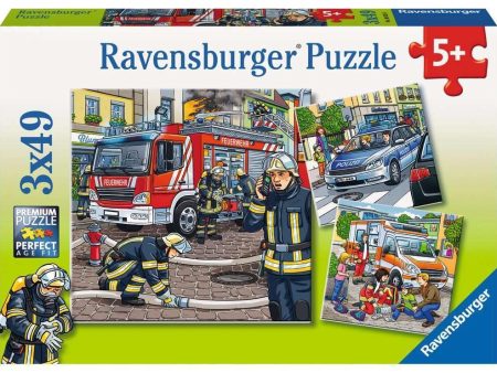 Ravensburger - Set de 3 Puzzles de 49 Piezas (19.2x27.6 cm) (93359) Embalaje Deteriorado For Discount