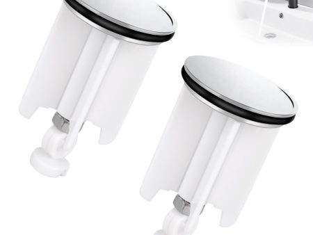 Tapones para Lavabo FENGQ de 40 mm, Diseño de Hada, Inoxidables y Herméticos para Cocina y Baño (Blanco) Online now