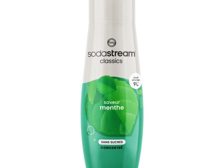 Concentrado de Menta Sin Azúcar para Máquina SodaStream | Prepara hasta 9 Litros de Bebida en Segundos, 440ml Embalaje Deteriorado Discount