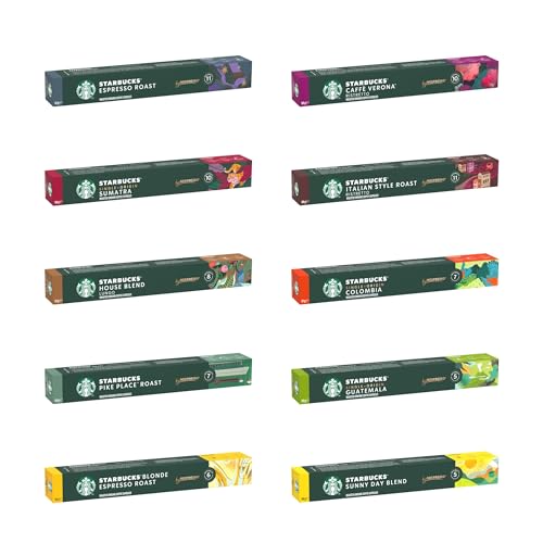 (1 Unidad Modelo Aleatorio) - STARBUCKS Discovery Variety Pack de Nespresso - 10 Cápsulas de Café Embalaje Deteriorado (Cad: 01 05 2025) Online Hot Sale