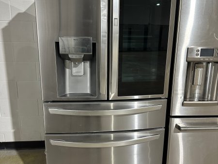 FRENCH DOOR COUNTER DEPTH INSTAVIEW REFRIGERATOR - REF11328S LRMVC2306S For Sale