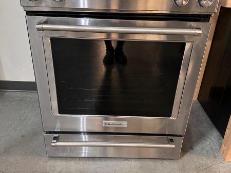 SLIGHTLY USED KITCHENAID STAINLESS STEEL RANGE - RAG11765 KSEG700ESS Sale